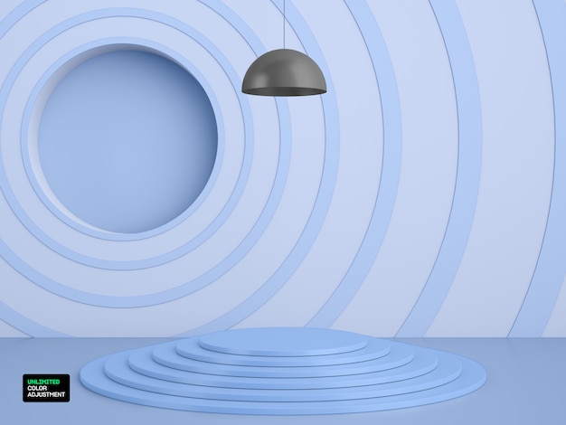 Étape géométrique 3D pour le placement de produit