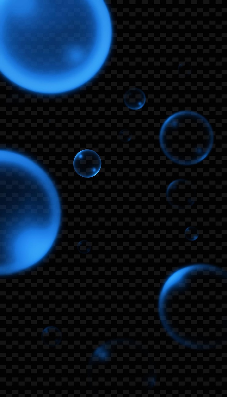 PSD étereos lepton halos orbes brillantes de suave deriva azul fantasmal y hove png texturizador de luz chisporroteante
