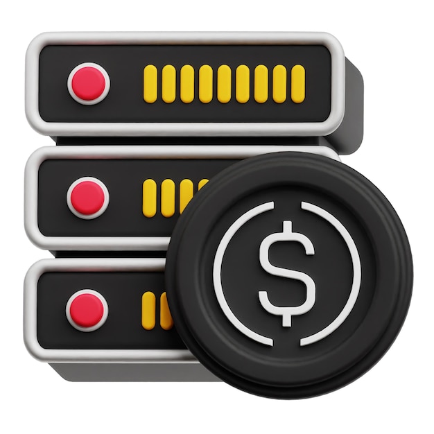 Ethena usde token criptográfico icono 3D aislado en el fondo blanco