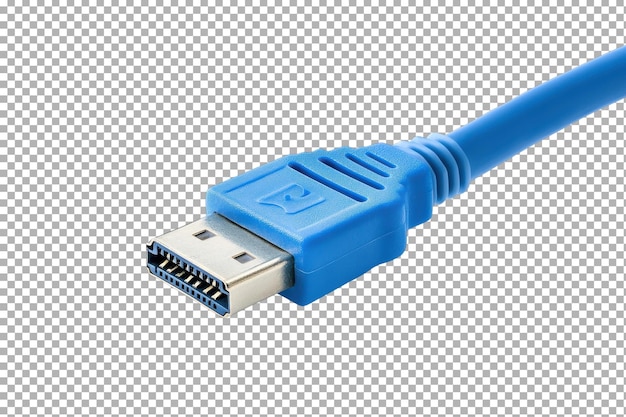 ethernet cable isolated on transparent background