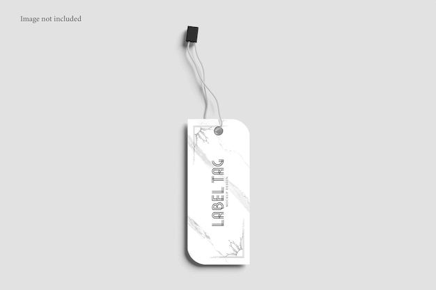 Etikett-tag psd-mockup