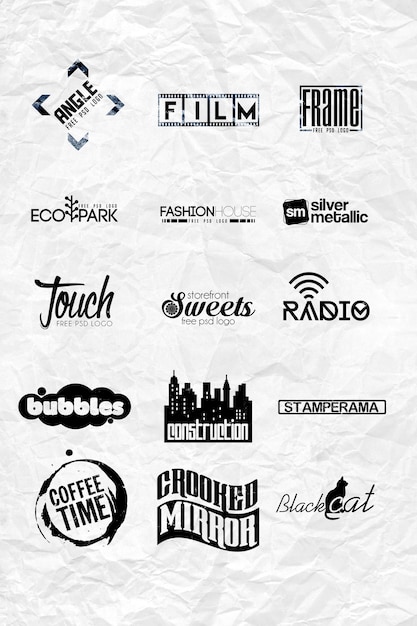 Etikettendesign-Set