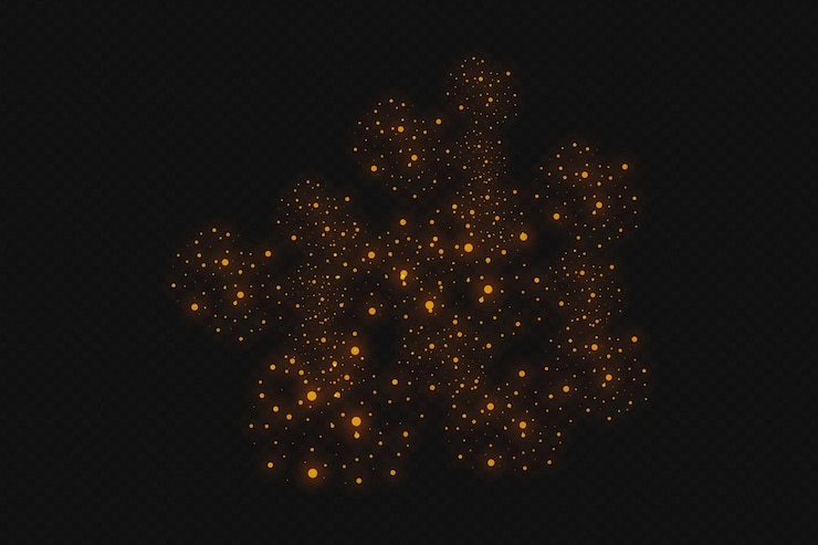 PSD des étincelles brûlantes brûlent d'un grand feu