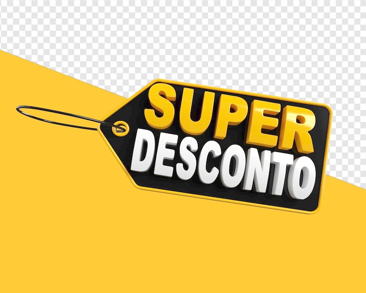 PSD etiqueta de super desconto