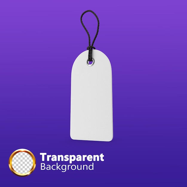 etiqueta de etiqueta sobre fondo transparente