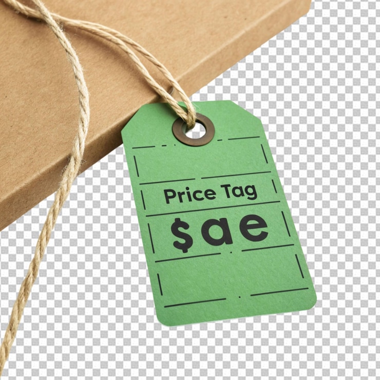 PSD etiqueta de precio oferta especial o etiqueta de descuento de compras al por menor