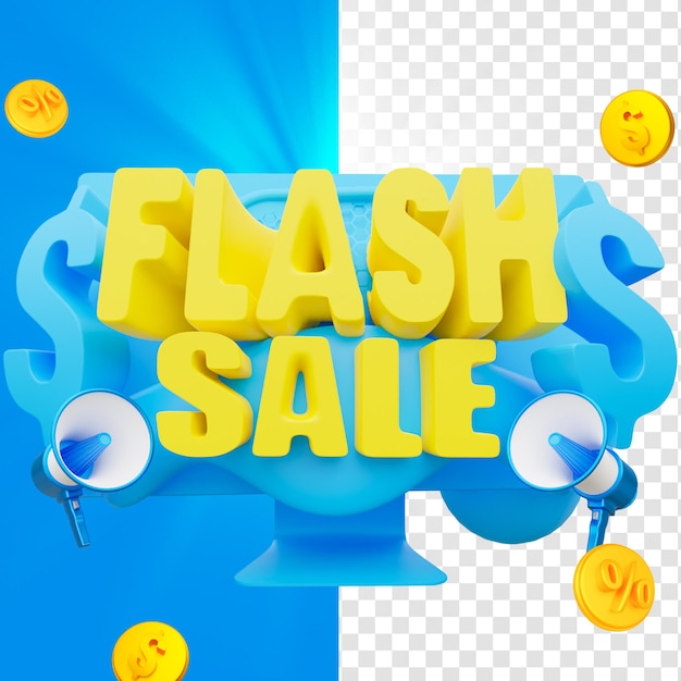 etiqueta de venta flash