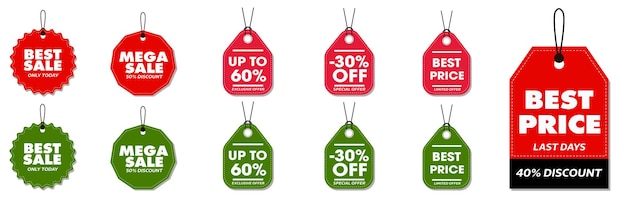 Étiquettes de vente