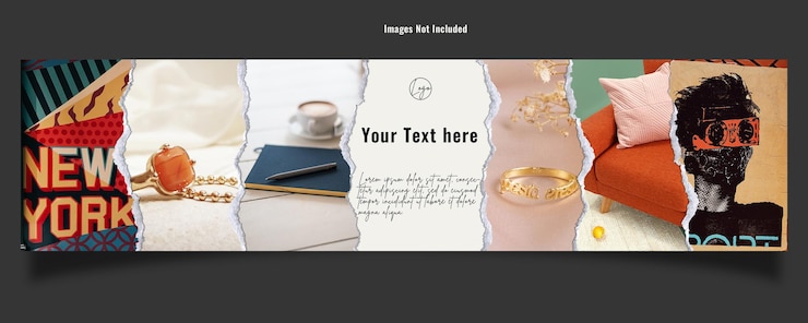 PSD etsy banner template for shop cover