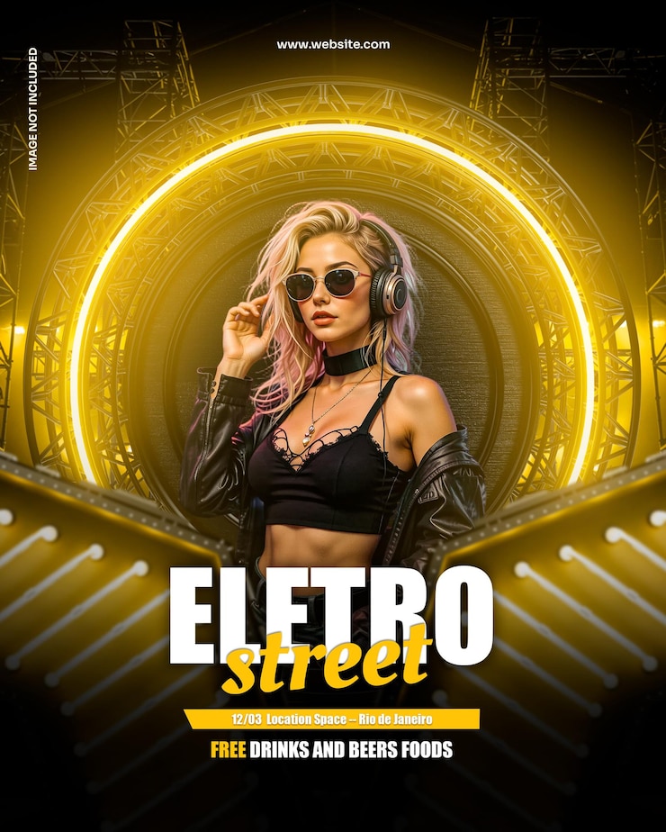 Event flyer social media post template