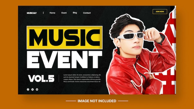 PSD event-musikbanner