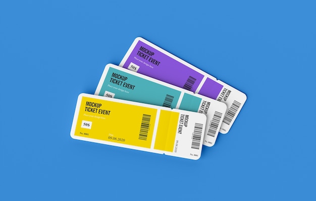 PSD event-papierticket-mock-up