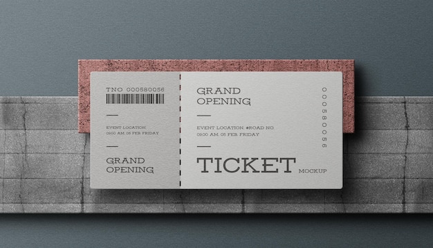 PSD event-ticket-mockup