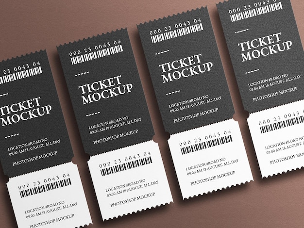 Event Ticket Mockup