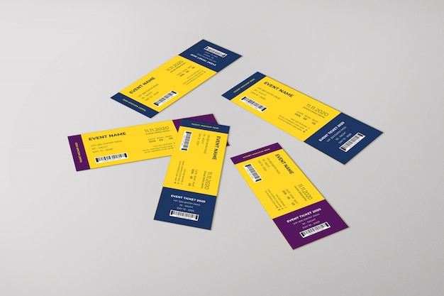 Event Tickets Mockup