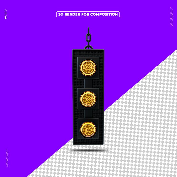 PSD evento de exhibición de la estructura de la luz del reflector renderizado en 3d