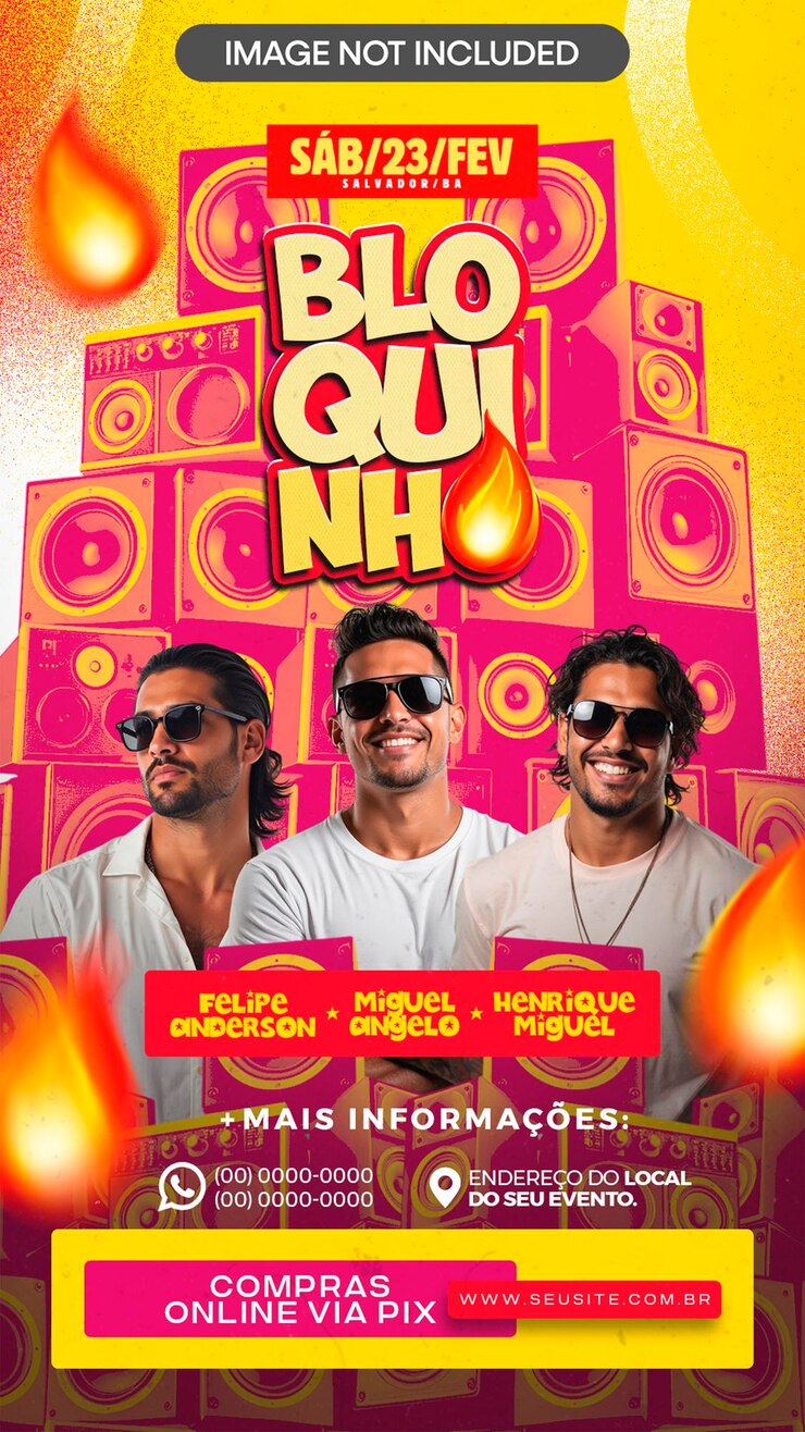 PSD evento flyer bloco história psd modelo editável