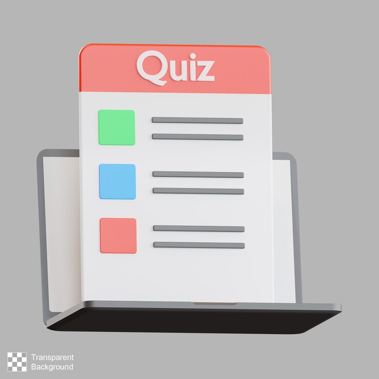 Examen en ligne Illustration 3D