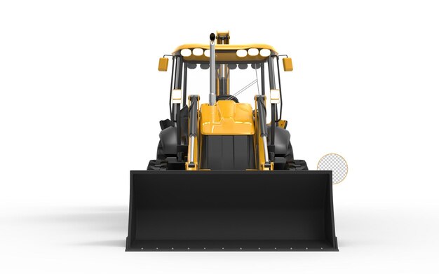 Excavadora JCB máquina de construcción fondo transparente