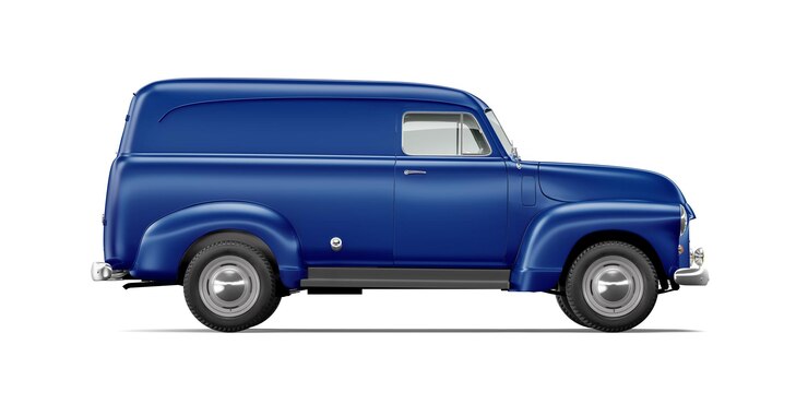 PSD exclusive retro car mockup