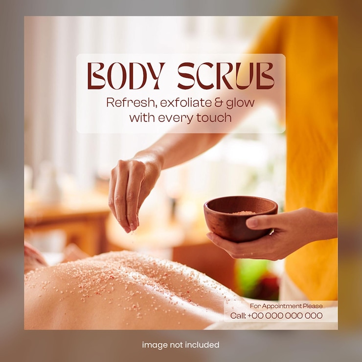 PSD exfoliar el cuerpo refrescar exfoliar y brillar
