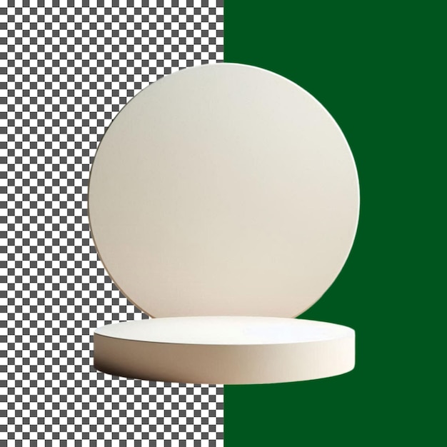Exhibición de roca natural para objetos en fondo transparente png psd