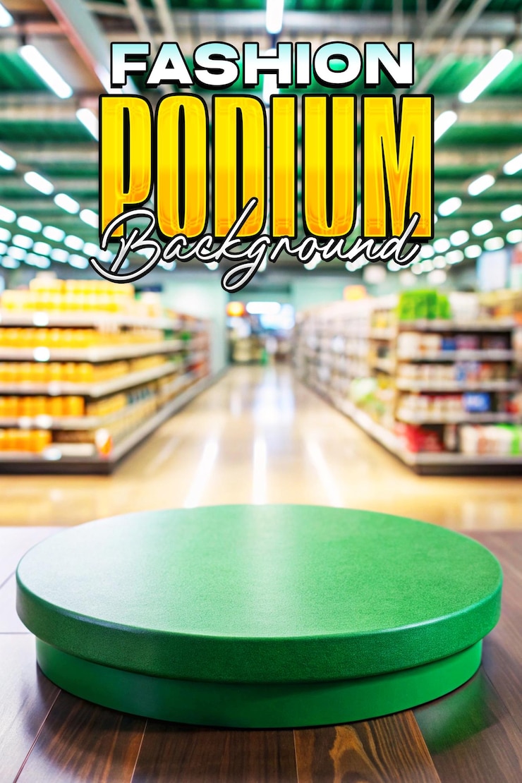 PSD exibição de pódio de moda de produtos para fundo de cartaz