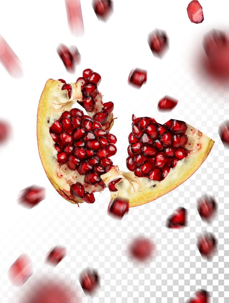 PSD explodierender granatapfel