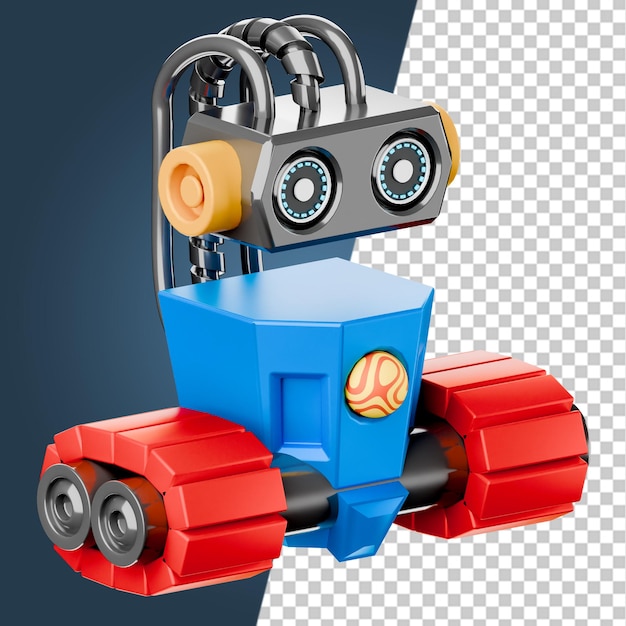 Exploração Espacial Ícones 3D Render Clipart