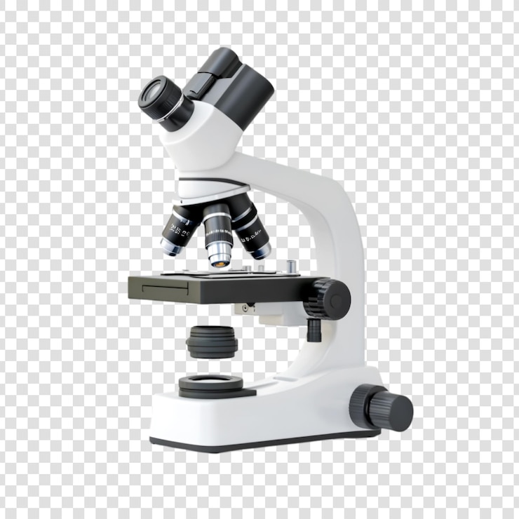 PSD explorant le monde microscopique avec un puissant microscope moderne