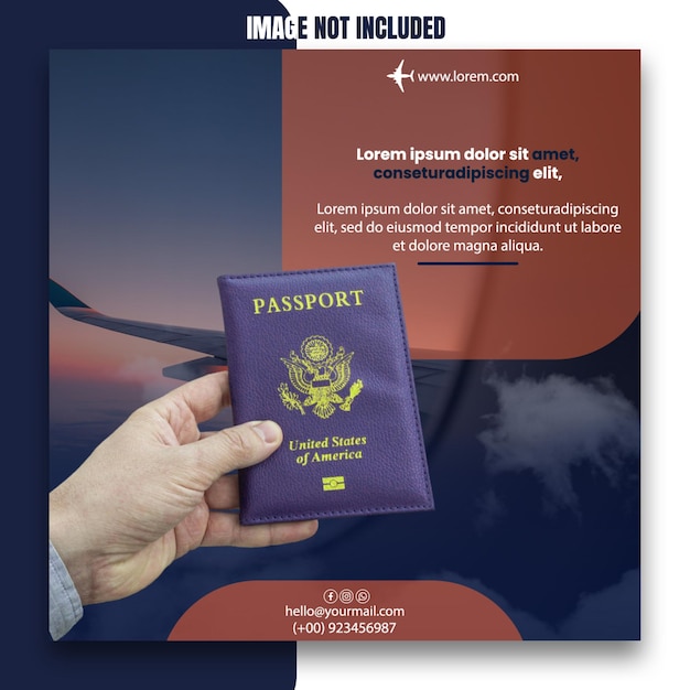 Explore el mundo con esta elegante plantilla de aerolínea perfecta para agencias de viajes azafatas