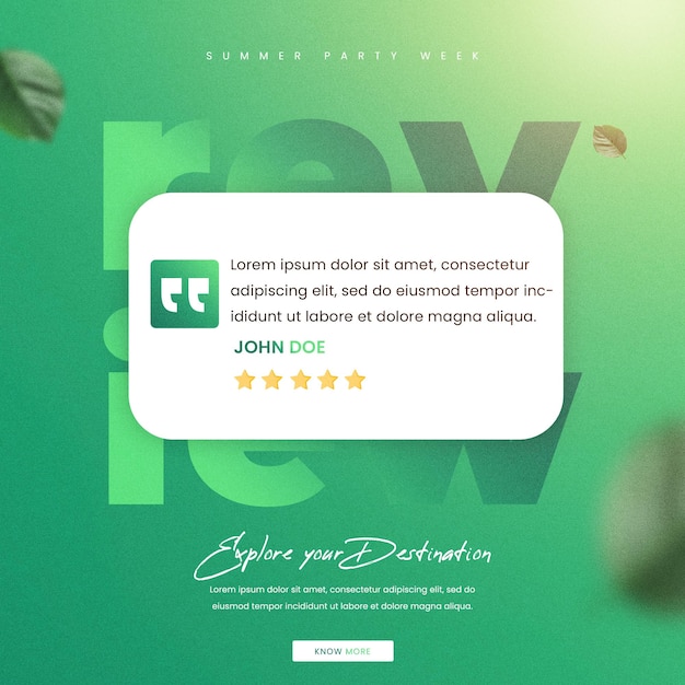 Explore your Destination Summer Party Review