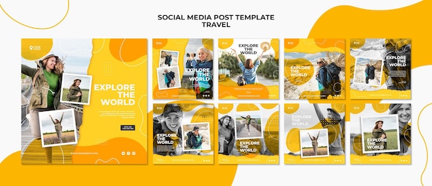 Explorez le post sur les réseaux sociaux dans le monde