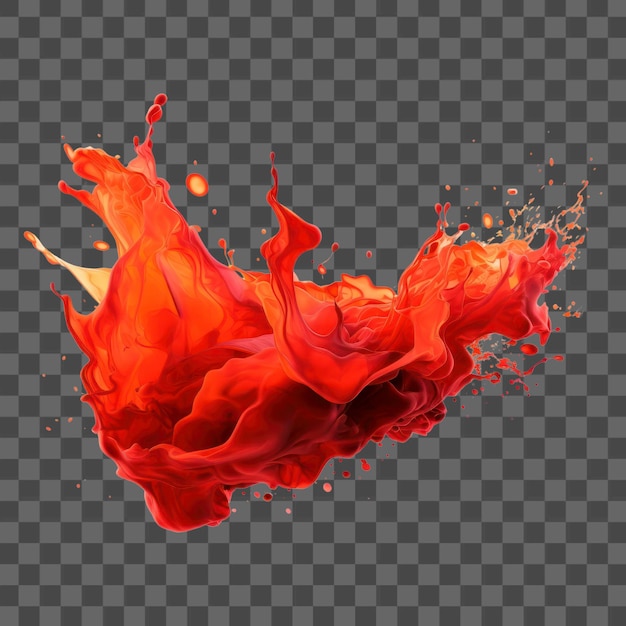 Explosão de arte abstrata de lava