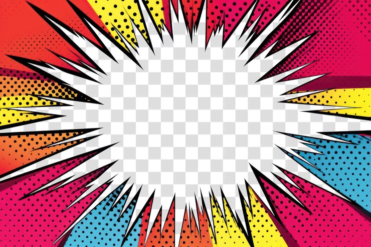 PSD une explosion de bandes dessinées vibrantes