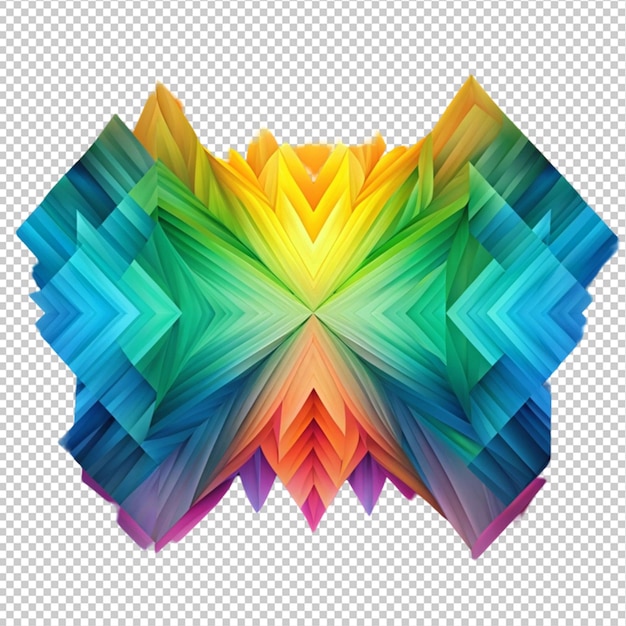Explosión de color en un diseño abstracto Generative Ai