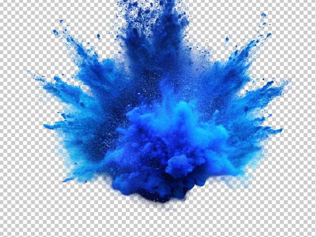 PSD explosion de poudre bleue