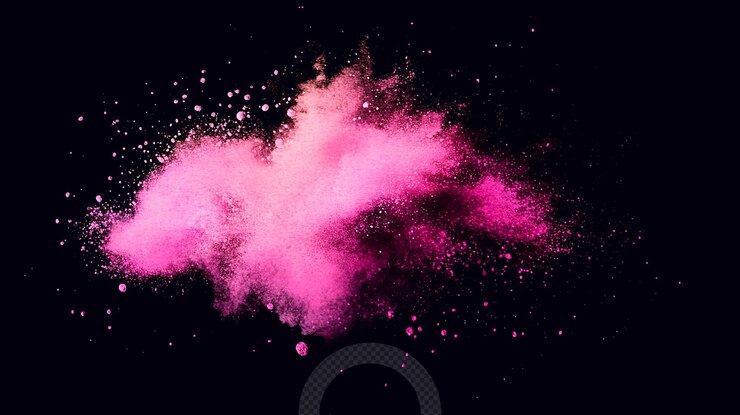 PSD explosion de poudre rose