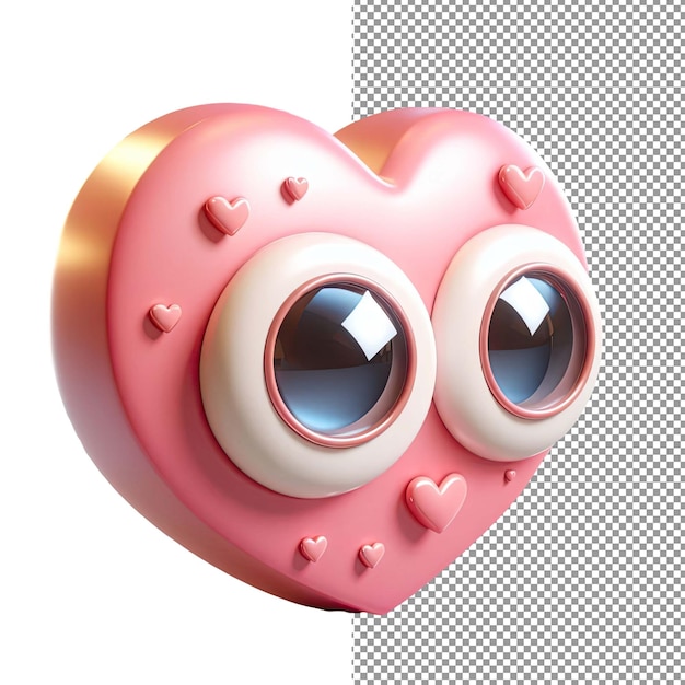 PSD expresión de emoticones 3d aislados en fondo png