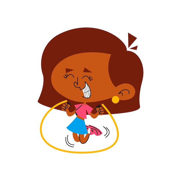 Expression de personnage de dessin animé dessinée à la main