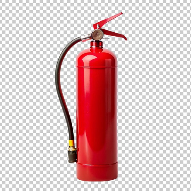 PSD extinguidor de fuego rojo png