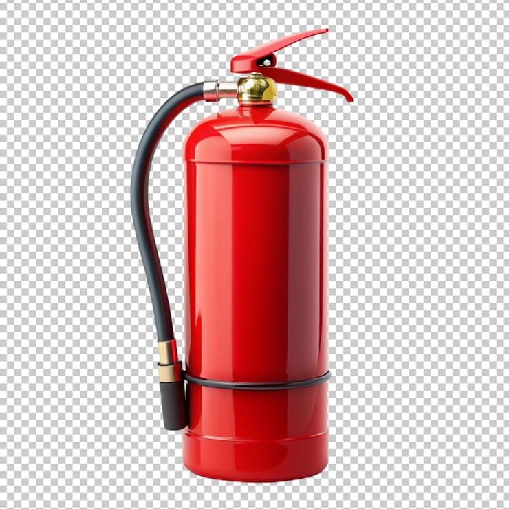 PSD extintor de fuego rojo png