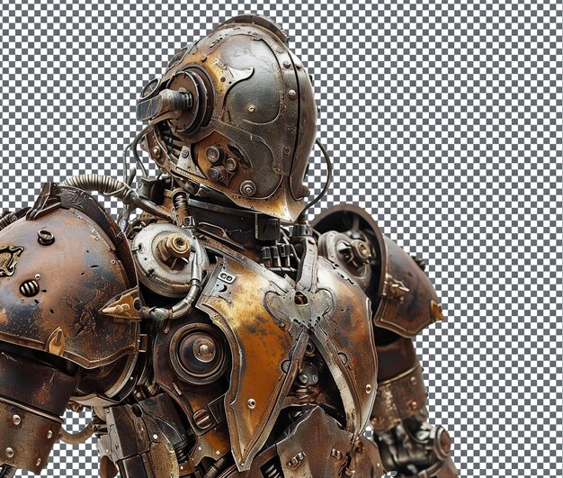 Extraño Dorian Ironsoul forjado aislado sobre un fondo transparente