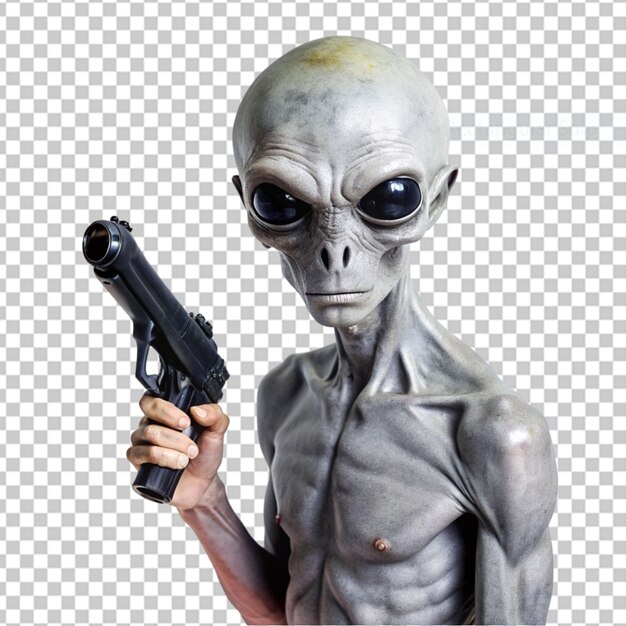 PSD extraterrestre isolé sur un fond transparent png psd