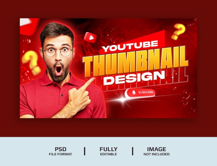EyeCatching YouTube Thumbnails Design ou Banner Template