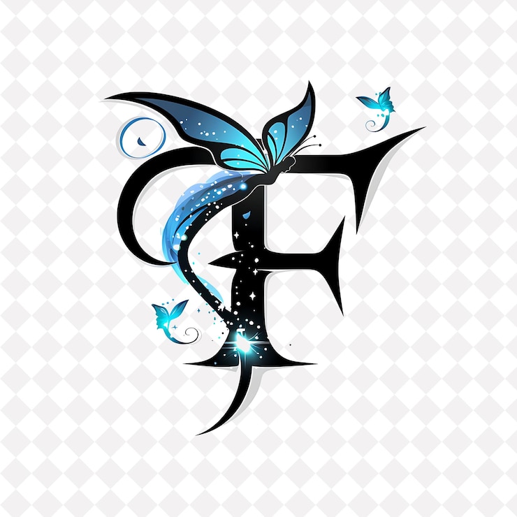PSD f con letra de neón diseño de logotipo estilo con f en forma de fa ilustración diseños vectoriales de logotipo