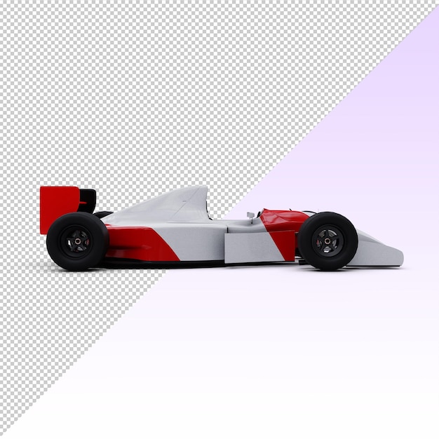f1 rennwagen isoliert