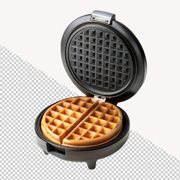 PSD fabricante de waffles en un fondo transparente