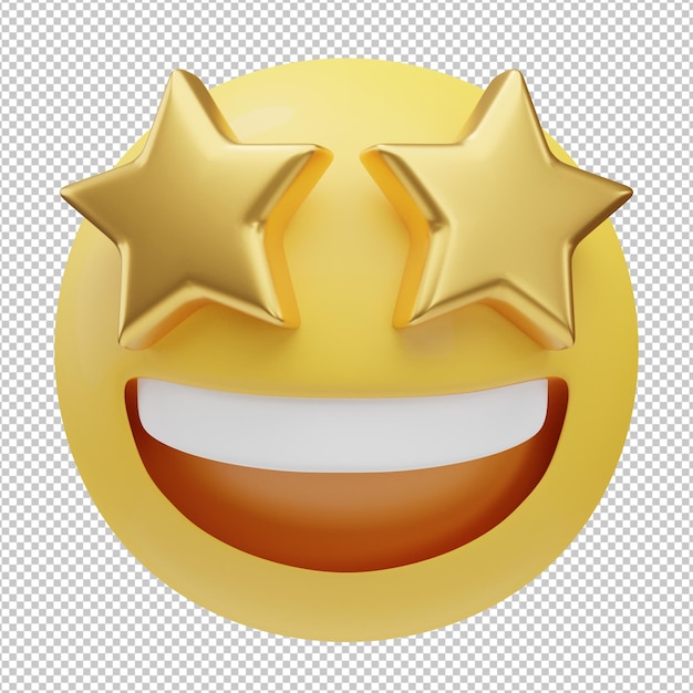 faccina sorridente emoji illustrazione 3d