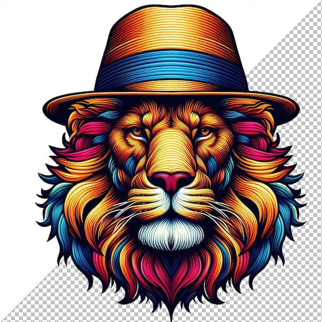 Face Aux Couleurs Frontal Animal Vector Delight